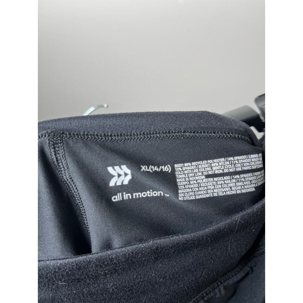 All In Motion Black Pleated Mini Golf Tennis Skirt Girls Size XL 14/15 - Picture 4 of 4